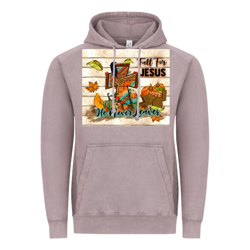 Fall For Jesus He Never Leaves Vintage Hoodie by TumblerDesignByShophia | Teevron