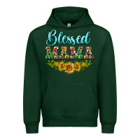 Forest Green blessed mama Urban Hoodie - BarkalooDesign