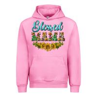Fuchsia Pink blessed mama Urban Hoodie - BarkalooDesign