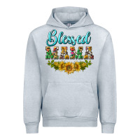 Heather Grey blessed mama Urban Hoodie - BarkalooDesign