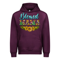 Mauve Wine blessed mama Urban Hoodie - BarkalooDesign
