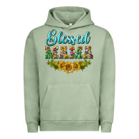 Pigment Oil Green blessed mama Urban Hoodie - BarkalooDesign
