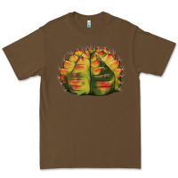 Cacao Gymnocalycium Variegated Cactus Premium Tee - LillyAllenDesigns