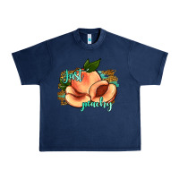 Navy just peachy 2 Urban Heavy Tee - JahusDesignShop