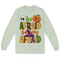 Matcha be afraid be very afraid Long Sleeve Tee - CowGirlArtShop