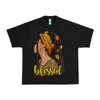 Black Fall afro woman blessed Urban Heavy Tee - NancyCooperArtShop