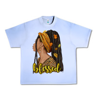 Grape Ice Fall afro woman blessed Urban Heavy Tee - NancyCooperArtShop