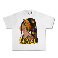 Lunar Rock Fall afro woman blessed Urban Heavy Tee - NancyCooperArtShop