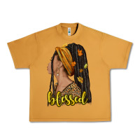Peanut Butter Fall afro woman blessed Urban Heavy Tee - NancyCooperArtShop