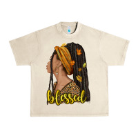 Sandshell Fall afro woman blessed Urban Heavy Tee - NancyCooperArtShop