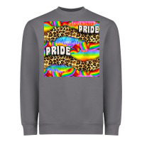 Storm Pride lgbtq leopard with love and rainbow seamless Heavyweight Sweatshirt - BundleAndBundleShop