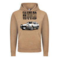 Vintage Coffee initial d fujiwara tofu shop ae86 manga Vintage Hoodie - lanVoArt