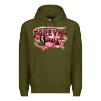 Army Green forever yours Premium Hoodie - FaDigitalArtStudio