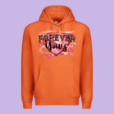 Forever Yours Premium Hoodie Designed By Fadigitalartstudio