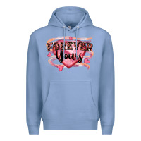 Colony Blue forever yours Premium Hoodie - FaDigitalArtStudio