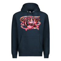Navy forever yours Premium Hoodie - FaDigitalArtStudio