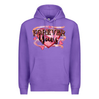 Purple forever yours Premium Hoodie - FaDigitalArtStudio