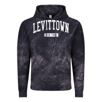 Cloud Black levittown new york ny vintage athletic sports design t shirt Vintage Hoodie - lanVoArt