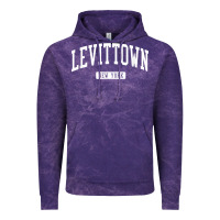 Cloud Purple levittown new york ny vintage athletic sports design t shirt Vintage Hoodie - lanVoArt
