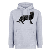 Heather Grey Bombay Cat Heavyweight Hoodie - LillyAllenDesigns