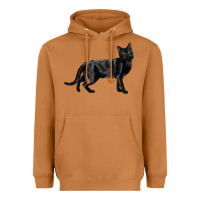 Meerkat Bombay Cat Heavyweight Hoodie - LillyAllenDesigns
