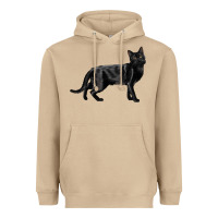 Mushroom Bombay Cat Heavyweight Hoodie - LillyAllenDesigns
