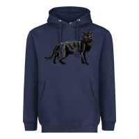 Navy Bombay Cat Heavyweight Hoodie - LillyAllenDesigns