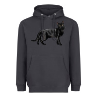 Smoke Bombay Cat Heavyweight Hoodie - LillyAllenDesigns