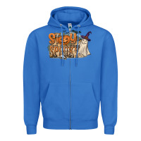 True Royal Stay Spooky Zipper Hoodie - CowhideDigitalArt