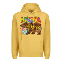 Antique Gold mama bear summer Premium Hoodie - RanaPortraitStore