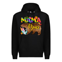 Black mama bear summer Premium Hoodie - RanaPortraitStore