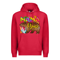 Cardinal mama bear summer Premium Hoodie - RanaPortraitStore