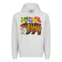 Dove Grey mama bear summer Premium Hoodie - RanaPortraitStore