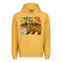 Mustard mama bear summer Premium Hoodie - RanaPortraitStore