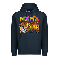 Navy mama bear summer Premium Hoodie - RanaPortraitStore