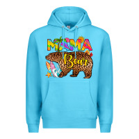 Ocean Blue mama bear summer Premium Hoodie - RanaPortraitStore