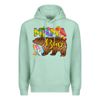 Seafoam mama bear summer Premium Hoodie - RanaPortraitStore