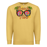 Antique Gold beach vibes Premium Sweatshirt - RacoonDesign