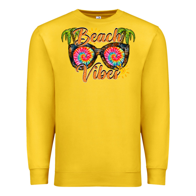 Beach Vibes Premium Sweatshirt by RacoonDesign | Teevron
