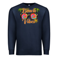 Navy beach vibes Premium Sweatshirt - RacoonDesign