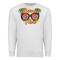 Oatmeal Heather beach vibes Premium Sweatshirt - RacoonDesign
