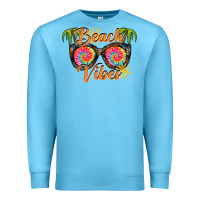 Ocean Blue beach vibes Premium Sweatshirt - RacoonDesign
