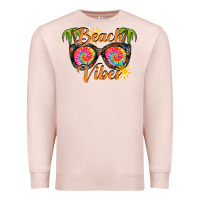 Pale Pink beach vibes Premium Sweatshirt - RacoonDesign
