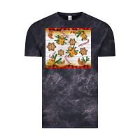 Cloud Black Christmas gingerbread cookies and candy cane Vintage Tee - NancyCooperArtShop