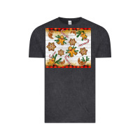 Vintage Black Christmas gingerbread cookies and candy cane Vintage Tee - NancyCooperArtShop