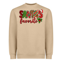 Santa's Favorite Heavyweight Sweatshirt | Teevron
