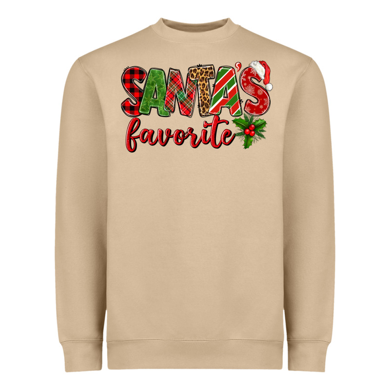 Santa's Favorite Heavyweight Sweatshirt by BundleAndBundleShop | Teevron