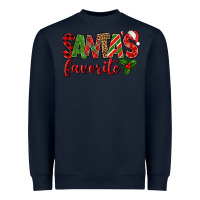 Navy Santa's Favorite Heavyweight Sweatshirt - BundleAndBundleShop
