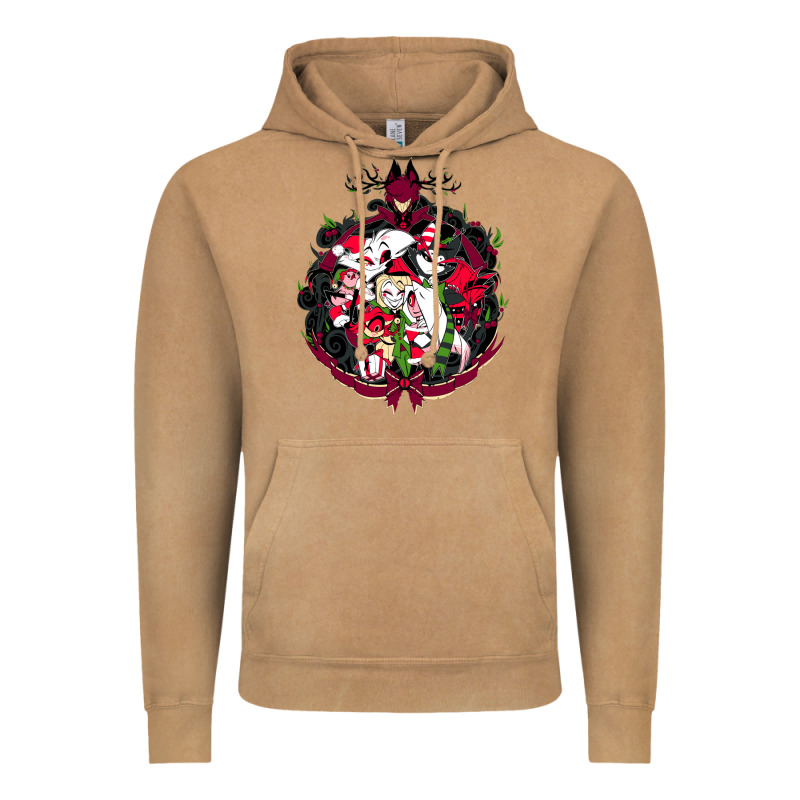Hazbin Hotel Christmas Vintage Hoodie by lanVoArt | Teevron