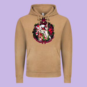 Hazbin Hotel Christmas Vintage Hoodie Designed By Lanvoart